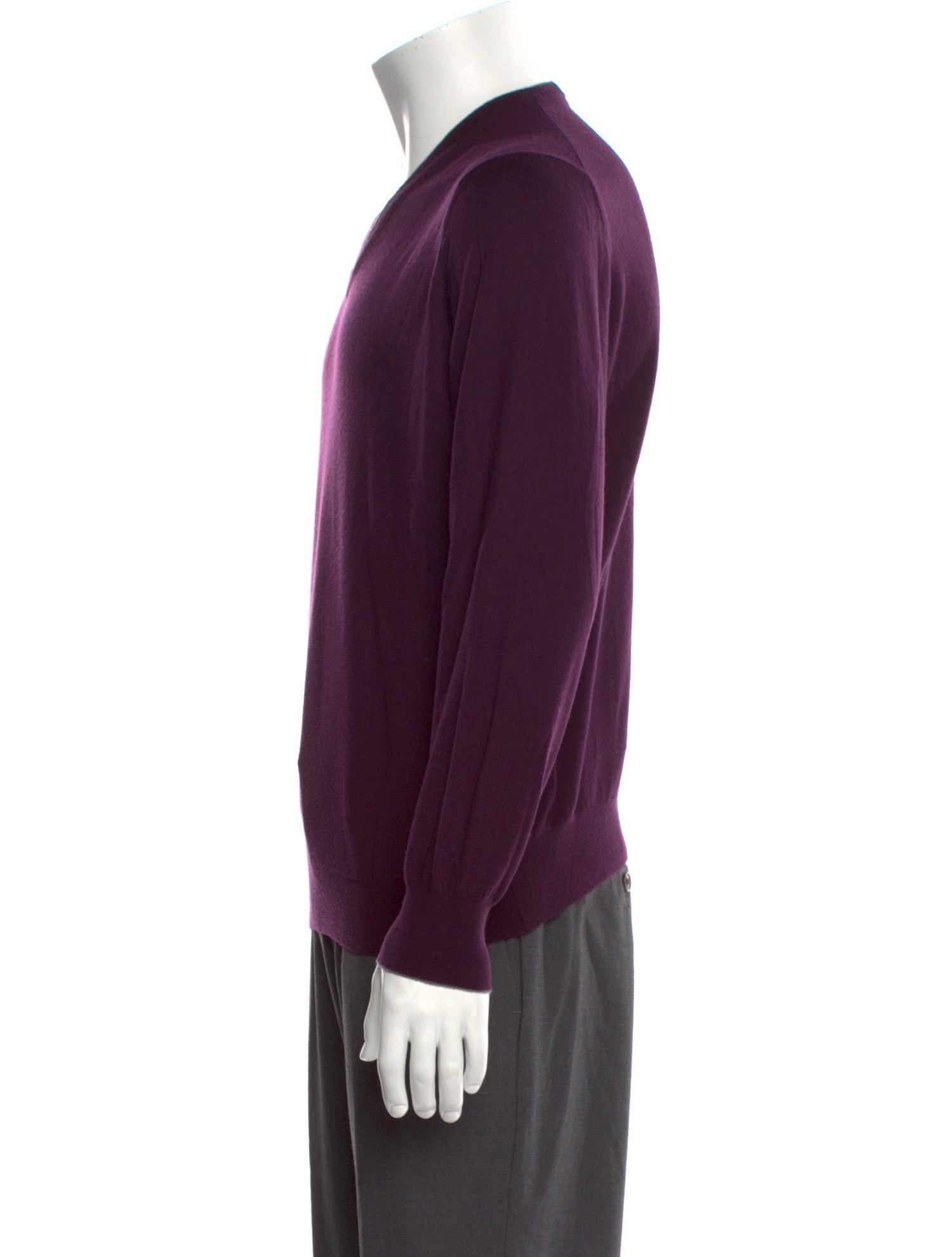 Brunello Cucinelli Virgin Wool V-Neck Pullover